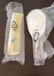New ~ Vintage Brush and Comb Set Silver Plated International Silver Company