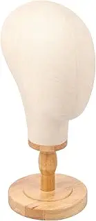 AwObEpl Wig Head Stand Easy to Install Hat Display Stand Practical Wig Head Display Stand Fabric Wig Head for Wigs Hats Caps Headdress