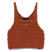 [Alanui] Alanui Lurex Tank Top M BROWN