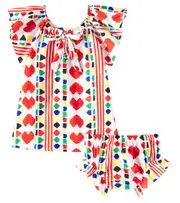 [Fabula] Fábula Baby printed cotton dress and bloomers set M 6 multicoloured