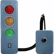 LED Parking Assist Siren/Wall Mounted Garage Parking Sensor Assist/With Tri-Color Traffic Light Display/Adjustable Height/Suitable for Home Garages