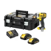 DeWALT 18V XR Impact Wrench Kit With 2 x 3Ah Batteries & Tough Case Aus Stock