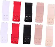 [DEARMAMY] Bra Clasp Underwear Extension Buckle 10pcs Bra Extender Hooks for Comfortable Fit
