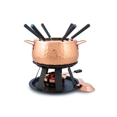 Swissmar F66915 11-Piece Biel Meat Fondue Set, Copper