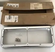 GENUINE OEM PETERBILT 3-2048-3 - DUAL SQUARE HEADLIGHT BEZEL NEW