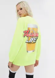 [Pleasures] Refresh Long Sleeve Graphic Tee