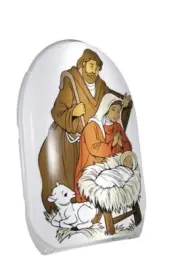 40" Blow Mold Nativity Yard Ornament LED Light Outdoor Yard Christmas Decor