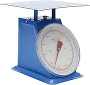 110-LBS Heavy Duty Portion-Control Mechanical Kitchen and Food Scale, Industrial Dial Scale, with Iron Platform, Dual-Scale Dial with an Accuracy of 0.1kg/0.22 lbs