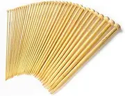 36 PCS Bamboo Knitting Needles Set (18 Sizes from 2.0mm to 10.0mm)