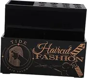 Box Scissors Storage Box Salon Accessories Hair Styling Tools Organizer Hair Brush Organizer Hair Brush Holder Barber Scissors Holder White Hair Organizer Storage Plastic Black