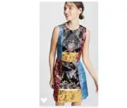 Alice + Olivia Malin Patchwork Dress. NWT Size 2. Retail- $550