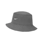 NIKE 漁夫帽 NSW BUCKET HAT 男女款 經典灰 帆布 遮陽 休閒 帽子 DV5635-010