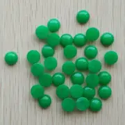 Wholesale 100pcs 10mm Natural Malaysian Jade Stone Round CAB CABOCHON DIY