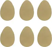 6PCS Shoe Grip Tape Non Slip Shoe Sole Pads Anti Slip Shoe Bottom Grips Rubber Sole Protector for Shoes High Heel Shoe Grips Beige