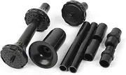 XYWHPGV Plastic Pool Garden Water Pump Fountain Head Set 6 Shapes Black(7adc1 82a6a 7978a 3a76b 87123 c9a62