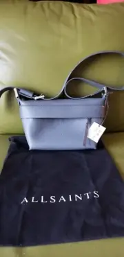AllSaints Colette Crossbody Leather Bag.