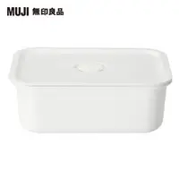 在飛比找momo購物網優惠-【MUJI 無印良品】聚丙烯密閉式便當盒/長方形/325ml