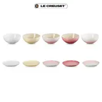 在飛比找momo購物網優惠-【Le Creuset】瓷器花蕾系列餐盤組17cm*5+沙拉