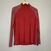 Adidas Stripe Quarter Zip Pullover Women’s Size 2XL