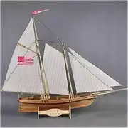 Sailboat Model Handmade Assembled Exquisite Version Set for America 1:66 Scale DIY Personalised Fashion Parent-Child Toy Sailboat Kit