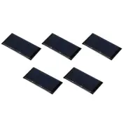 Mini Solar Panel Cell 1.5V 160mA 0.24W 60mmx30mm for DIY Project Pack of 5