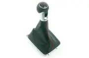 VW Golf Mk7 2013- GTI Manual 6 Speed Ball Red Gear Shift Knob & Boot Genuine 5G1