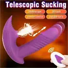 Thrusting Vibrator Wireless Remote G Spot Dildo Clitoris Stimulator Vibe Sex Toy