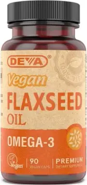 DEVA Vegan Flaxseed Oil - 90 Vcaps