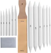 - 14 Pack of Blending Stumps, Art Eraser, Blending Sticks for Drawing, Shading P