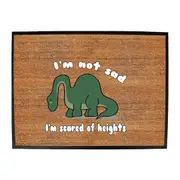 Im Not Sad Im Scared Of Heights - Funny Novelty Doormat Man Cave Floor mat