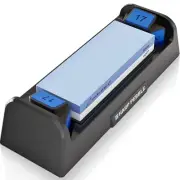 Sharp Pebble Knife Sharpening Stone Kit-Grit 1000/6000 Wet Stone-Built In Ang...