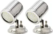 MARINE CITY 316 Stainless-Steel Swivel Head Halogen Cabin/Reading/Chart Light