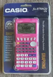 CASIO FX-9750GII-PK Graphing Pink Calculator ~ BRAND NEW ~ SEALED