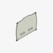 Bonamici Racing PMMA glass spare part SOLO 2 - SOLO 2 DL