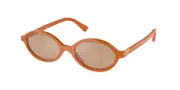 Miu Miu MU04ZS 11V40D Women’s Sunglasses Brown Size 50
