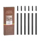 Willow Charcoal Sticks, 7-9mm Charcoal Pencils(Black, Pack of 6)