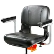 Upgraded Fully Padded Faux Leather Cushioned Seat, Back Rest For SuperHandy(3771