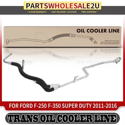 New Transmission Oil Cooler Line Assembly for Ford F-250 F-350 F-450 Super Duty (for: Ford)