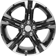 ATATQY 1pcs Compatible For HONDA CIVIC 2016-2024 REPLACEMENT 18 X 8 INCH WHEEL GLOSS BLACK RIM WHEEL