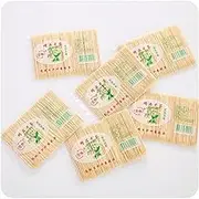 150pcs Two Heads Wood Stick Wooden Bamboo Toothpick Party Cocktail Food Picks