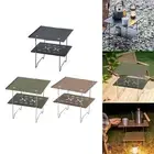 Mini Folding Table Stable Portable Camping Table for Picnic Travel Barbecue