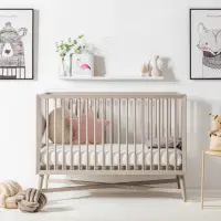 在飛比找momo購物網優惠-【LEVANA】New York 紐約五合一嬰兒床(嬰兒床/
