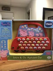 VTECH PEPPA PIG LEARN & GO ALPHABET CAR 200+ Songs, Melodies, Sounds & Phrases