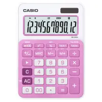 在飛比找Yahoo奇摩購物中心優惠-CASIO 12位數時尚多彩桌上型計算機(MS-20NC-R