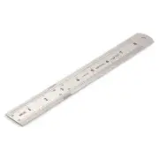 Vintage Stainless Steel Ruler Rule Scale Machinist Tools 20CM N2Z51635
