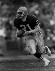 Eric Metcalf Cleveland Browns runs with the ball 1990s Old Photo 5