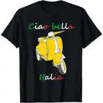 全新限量 CIAO BELLA ITALIA，義大利國旗問候義大利禮物 T 恤