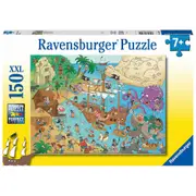 150pc Ravensburger Pirate Island Theme Jigsaw Kids/Childrens Puzzle Pieces 7Y+