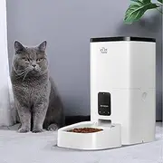 Pet Scene 6L Pet Feeder Automatic Wi-Fi Enabled Smart Dog Cat Feeder with App Remote Control,2 Feeding Modes Pet Feeder Automatic, 10S Record Message