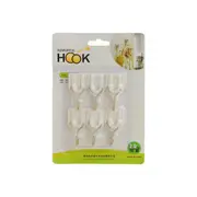 18PCS White Hook 6 Installed